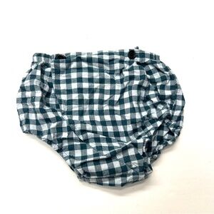Carlymegan Figge Blue Flannel Plaid Checkered Girls Bloomers